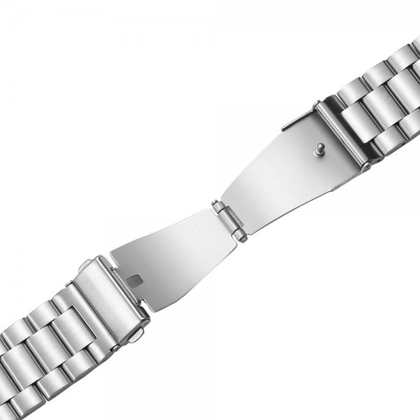 Puro Samsung Galaxy Watch 20mm ranneke, ruostumatonta terästä, hopea