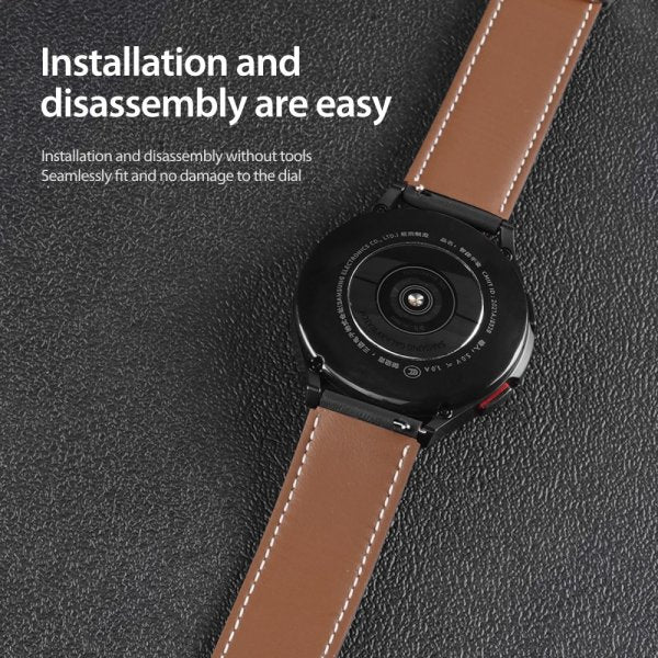 Dux Ducis Samsung Galaxy Watch 20mm Ranneke YA Series Musta
