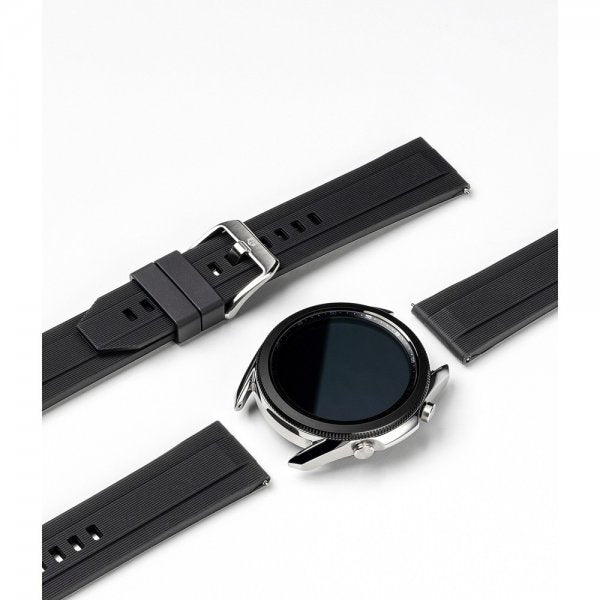 Ringke Samsung Galaxy Watch 20mm Ranneke Rubber One Band, musta