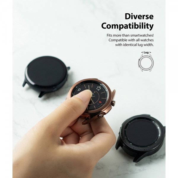 Ringke Samsung Galaxy Watch 20mm Ranneke Rubber One Band, musta