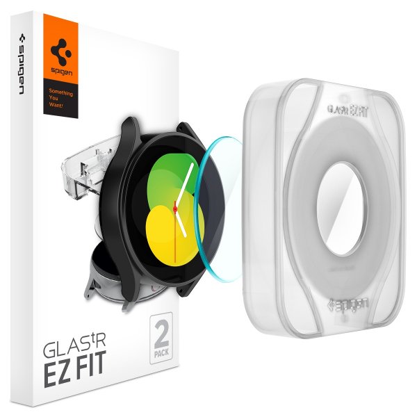 Spigen Samsung Galaxy Watch 4/5 44mm Näytönsuoja GLAS.tR EZ Fit 2-pack