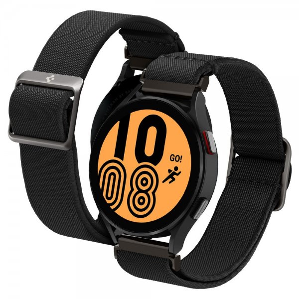 Spigen Samsung Galaxy Watch 20mm Lite Fit ranneke, musta