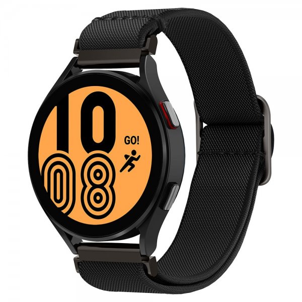 Spigen Samsung Galaxy Watch 20mm Lite Fit ranneke, musta