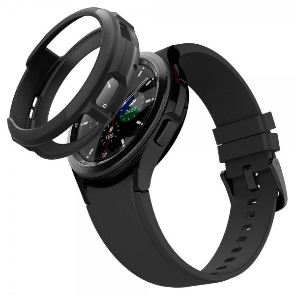 Spigen Samsung Galaxy Watch 4 Classic 42 mm Liquid Air -suojakuori, mattamusta