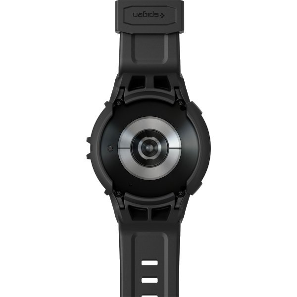 Spigen Samsung Galaxy Watch 5 Pro 45mm Kuori ja ranneke Rugged Armor Pro Musta