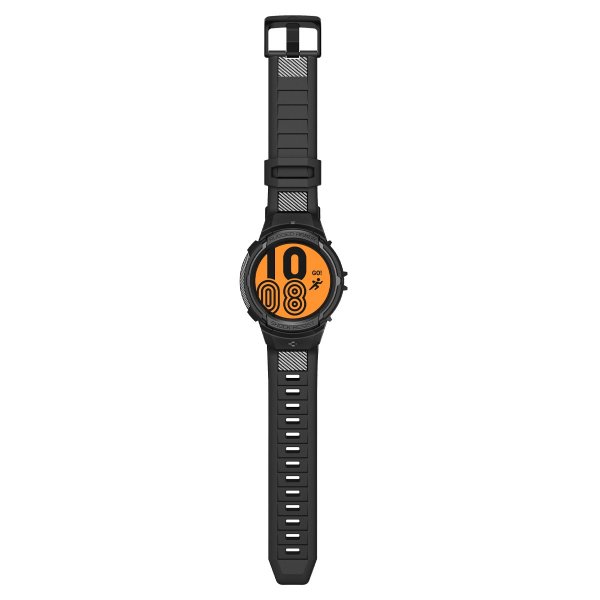Spigen Samsung Galaxy Watch 5 Pro 45mm Kuori ja ranneke Rugged Armor Pro Musta