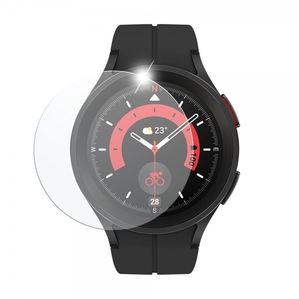 Fixed Samsung Galaxy Watch 5 Pro 45mm -näytönsuoja, karkaistu lasi, 2 kpl