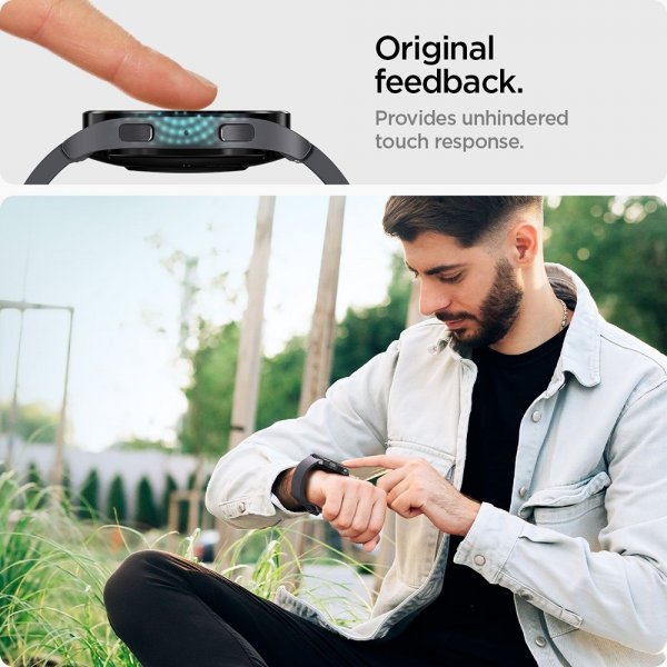 Spigen Samsung Galaxy Watch 6 44mm Näytönsuoja GLAS.tR EZ Fit 2 kpl
