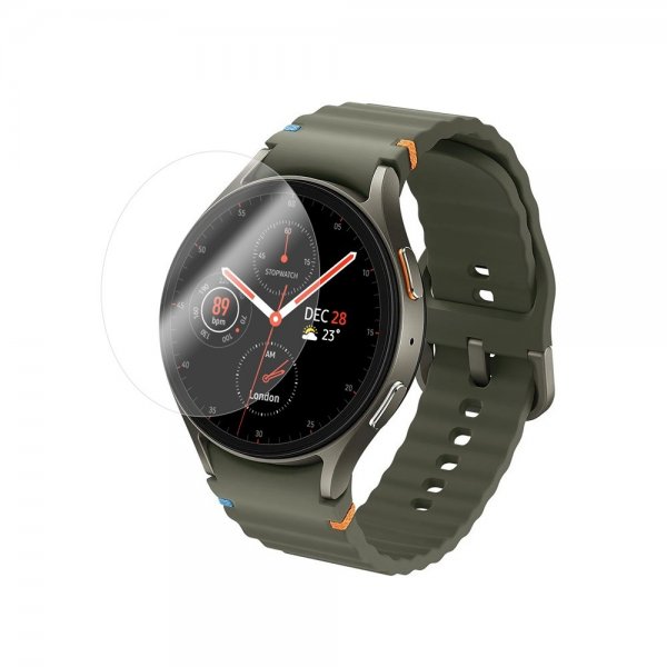 Kiinteä Samsung Galaxy Watch 7 44mm Näytönsuoja Karkaistu Lasi 2-pakkaus