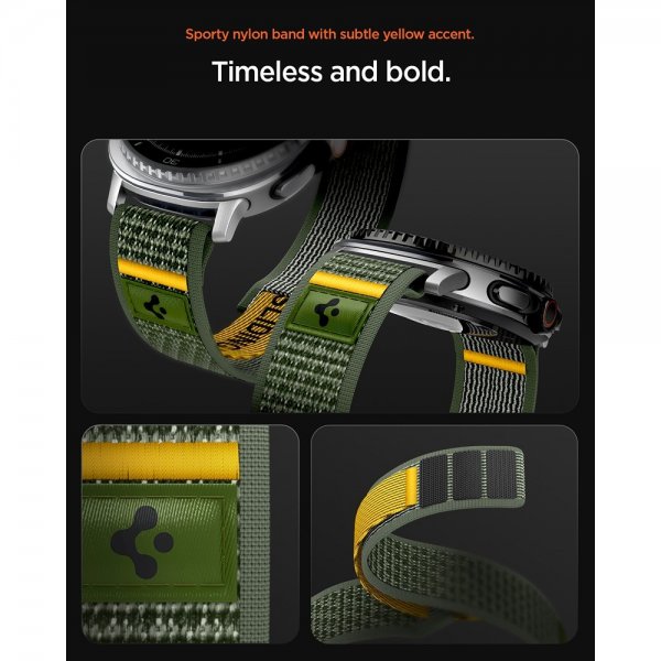 Spigen Samsung Galaxy Watch 8 40/44mm/Classic 46mm ranneke Athlex Air Active Green