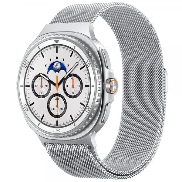 Spigen Samsung Galaxy Watch 8 40/44mm/Classic 46mm ranneke Metal Fit Silver