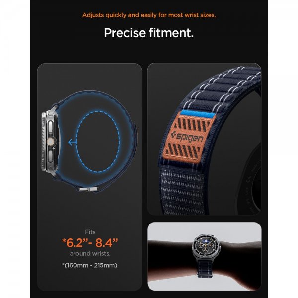 Spigen Samsung Galaxy Watch 8 40/44mm/Classic 46mm ranneke WBF0 Navy