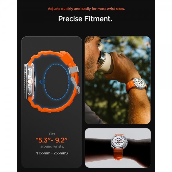 Spigen Samsung Galaxy Watch 8 40/44mm/Classic 46mm ranneke WBS2 Orange