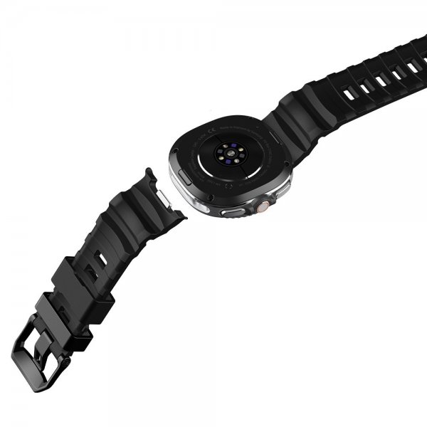 Spigen Samsung Galaxy Watch 8 40/44mm/Classic 46mm ranneke WBS2 musta