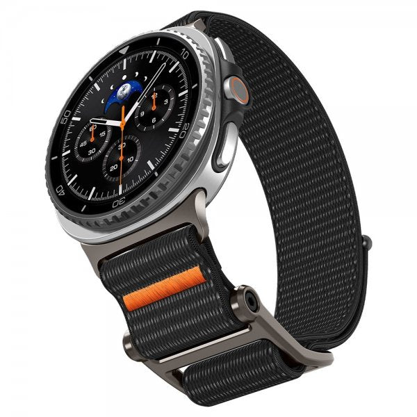 Spigen Samsung Galaxy Watch 8 40/44mm/Classic 46mm -ranneke DuraPro Flex Musta
