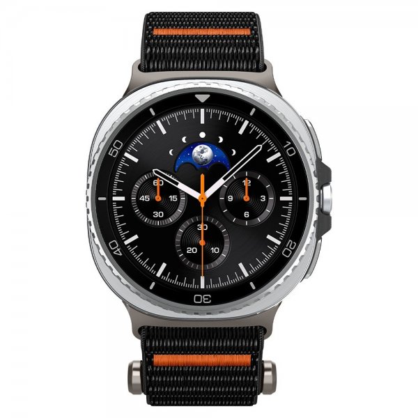 Spigen Samsung Galaxy Watch 8 40/44mm/Classic 46mm -ranneke DuraPro Flex Musta