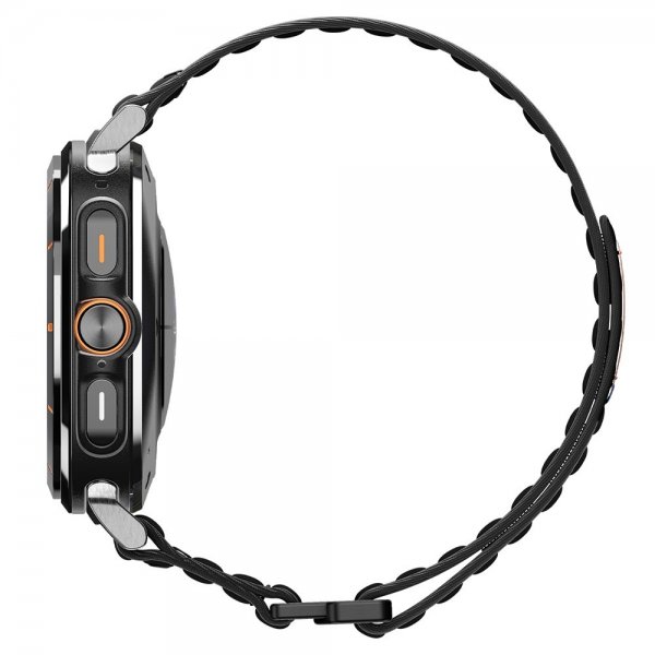 Spigen Samsung Galaxy Watch Ultra 47mm ranneke WBF0 Musta