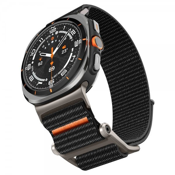 Spigen Samsung Galaxy Watch Ultra -ranneke DuraPro Flex, musta