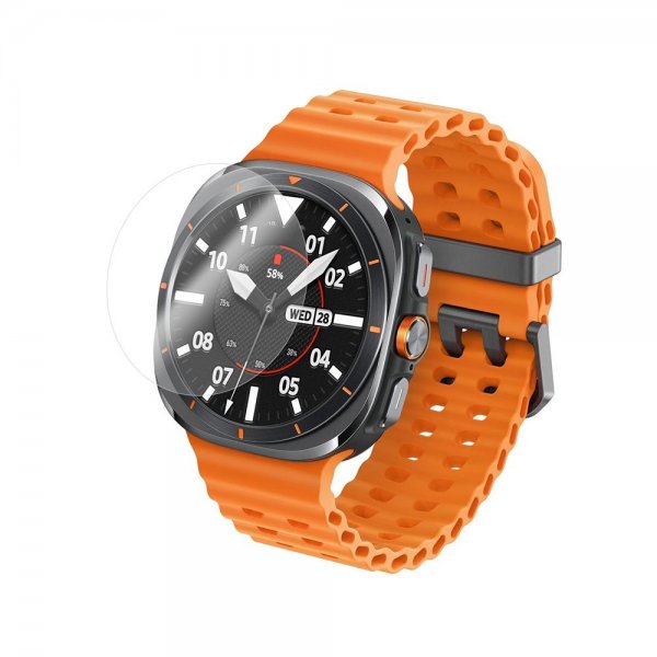 Samsung Galaxy Watch Ultra Panssarilasi Näytönsuoja 2-pakkaus