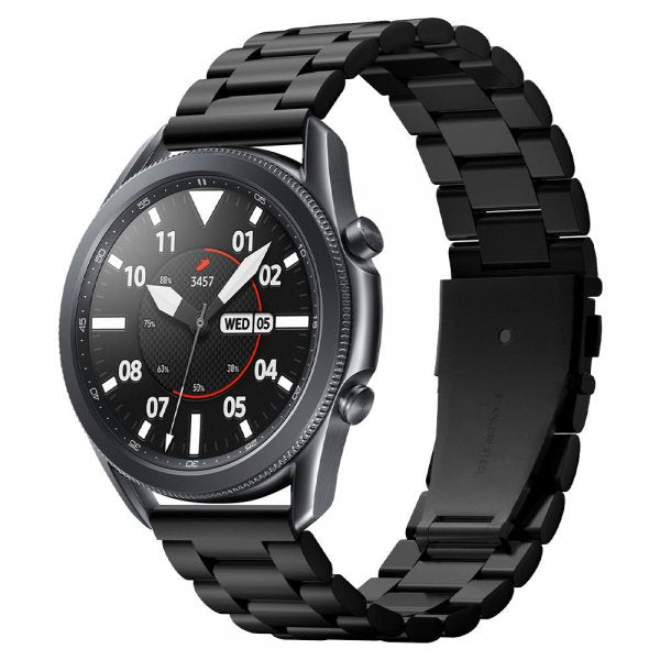 Spigen Samsung Galaxy Watch 22mm ranneke Modern Fit Musta