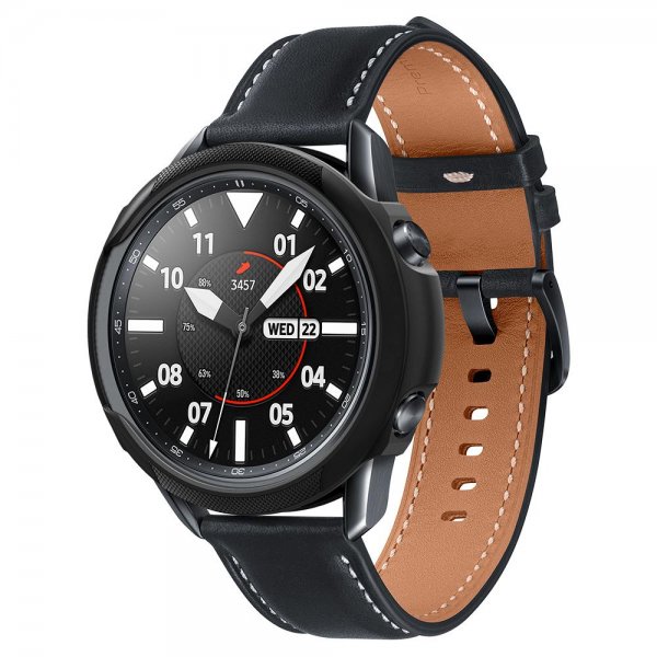 Spigen Samsung Galaxy Watch3 45mm Liquid Air -kuori, musta