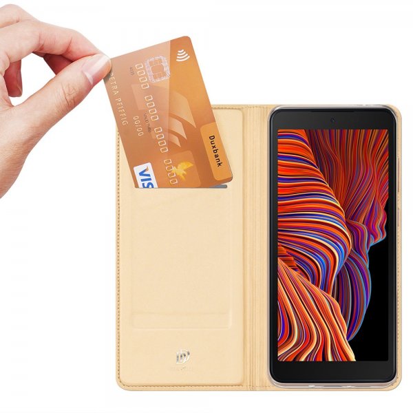 Dux Ducis Samsung Galaxy XCover 5 kotelo Skin Pro Series kulta