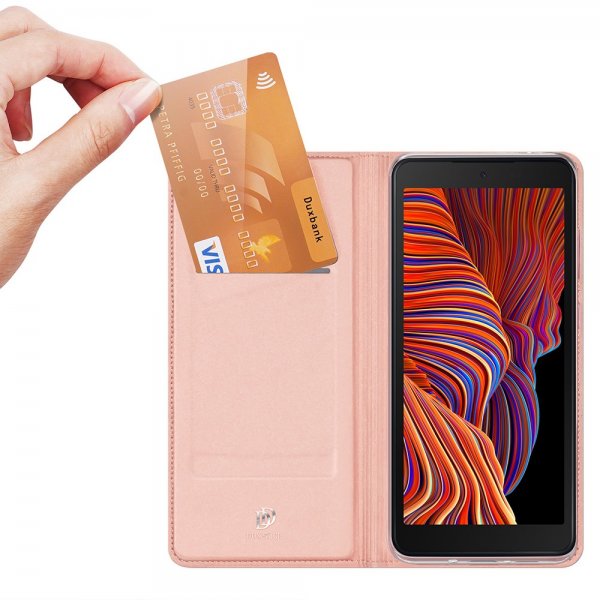 Dux Ducis Samsung Galaxy XCover 5 Kotelo Skin Pro Series Ruusukulta