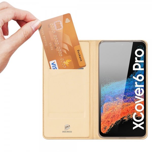 Dux Ducis Samsung Galaxy Xcover 6 Pro Suojakotelo Skin Pro Series Kulta