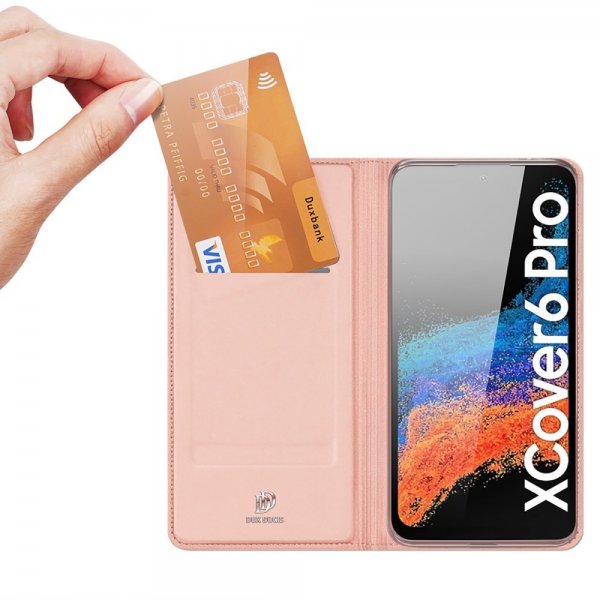 Dux Ducis Samsung Galaxy Xcover 6 Pro Suojakotelo Skin Pro Series Ruusukulta