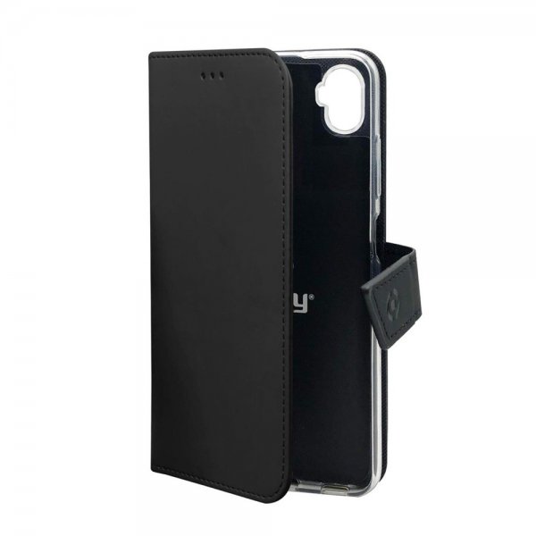 Celly Samsung Galaxy Xcover 6 Pro -kotelo Wally Wallet Case - Musta