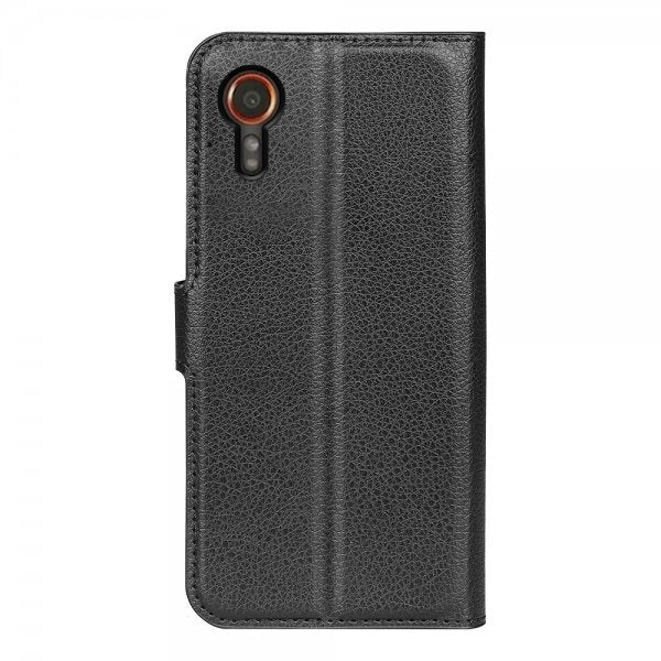 Samsung Galaxy XCover 7 Litchi-suojakuori, musta