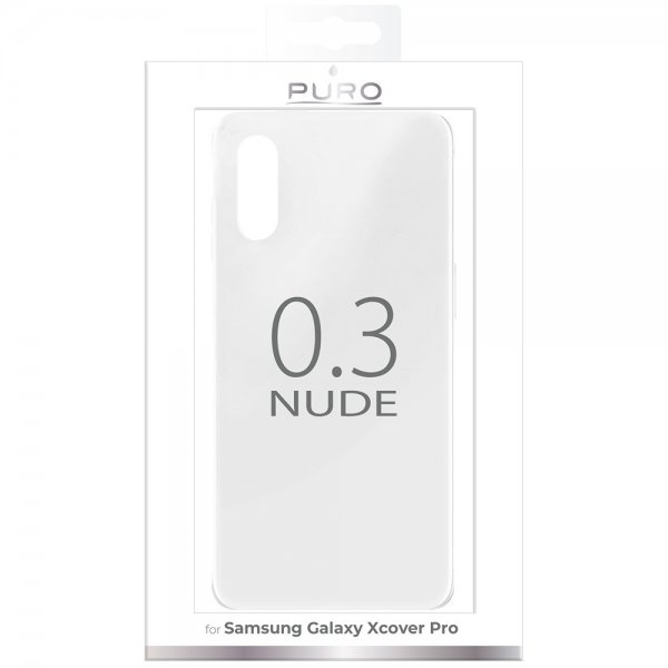 Puro Samsung Galaxy XCover Pro -suojakuori, Nude Transparent