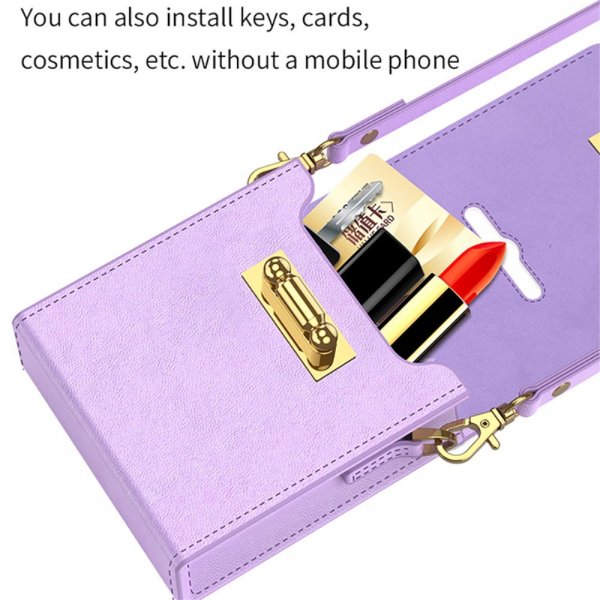 GKK Samsung Galaxy Z Flip 3/4/5 Kotelo olkahihnalla Vihreä