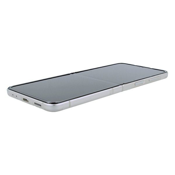 Samsung Galaxy Z Flip 3 5G 2021 (F711) LCD-näyttö, alkuperäinen – kermanvärinen