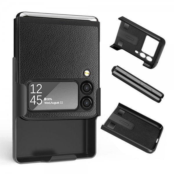 Samsung Galaxy Z Flip 3 -kotelo vyöklipsillä, harmaa