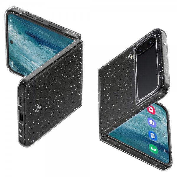 Spigen Samsung Galaxy Z Flip 4 Air Skin Glitter Crystal Quartz -kuori