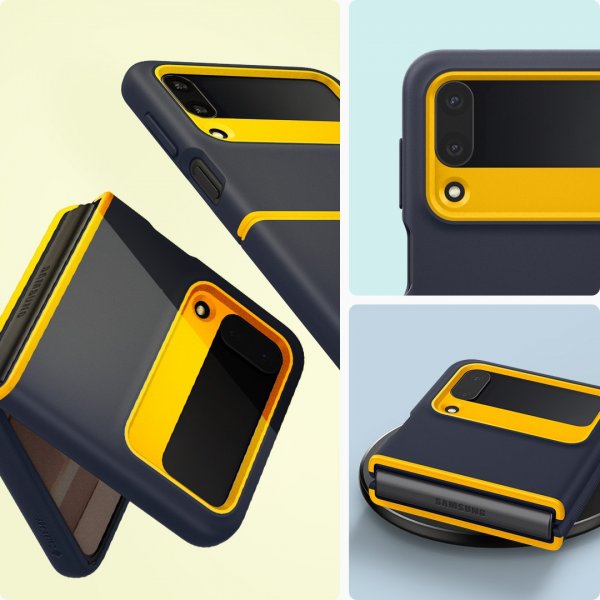 Caseology Samsung Galaxy Z Flip 4 -kuori Nano Pop Blueberry Navy