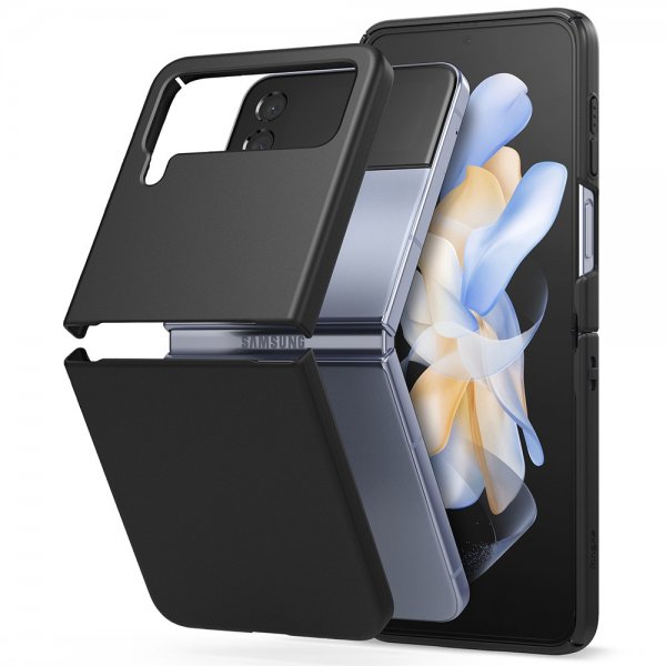 Ringke Samsung Galaxy Z Flip 4 -suojakuori Slim, musta