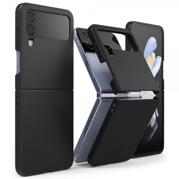 Ringke Samsung Galaxy Z Flip 4 -suojakuori Slim, musta