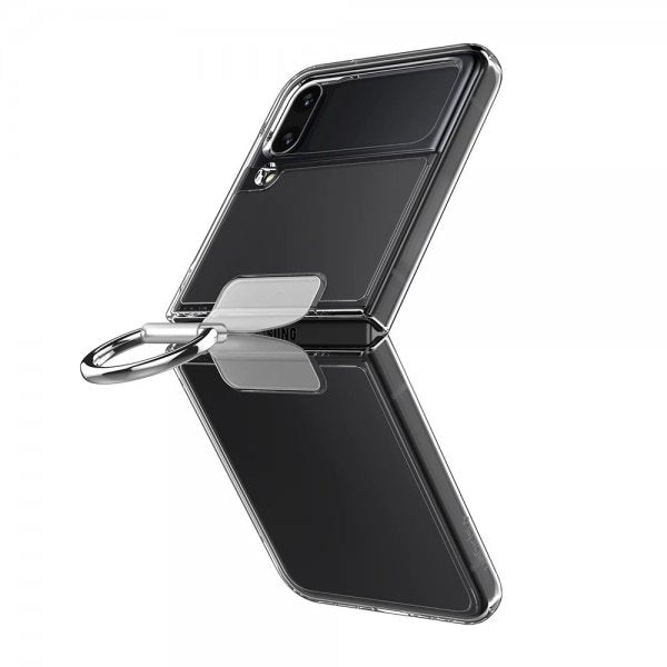 Spigen Samsung Galaxy Z Flip 4 Suojakuori Thin Fit Ring My Sketch Crystal Clear