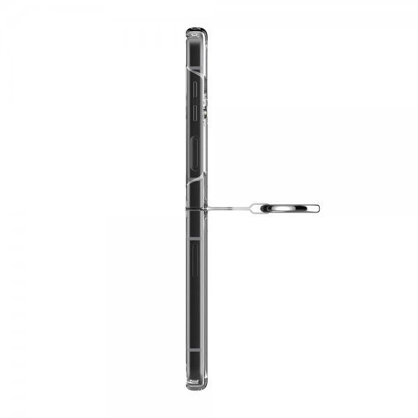 Spigen Samsung Galaxy Z Flip 4 Suojakuori Thin Fit Ring My Sketch Crystal Clear