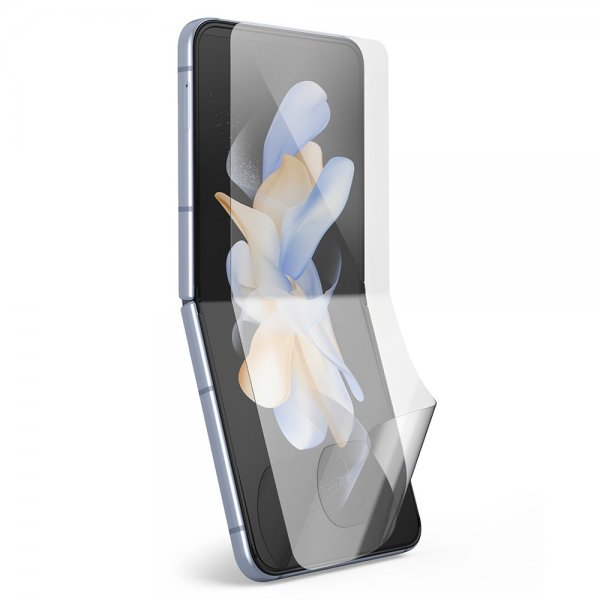 Ringke Samsung Galaxy Z Flip 4 -näytönsuoja Dual Easy Film 2-pakkaus