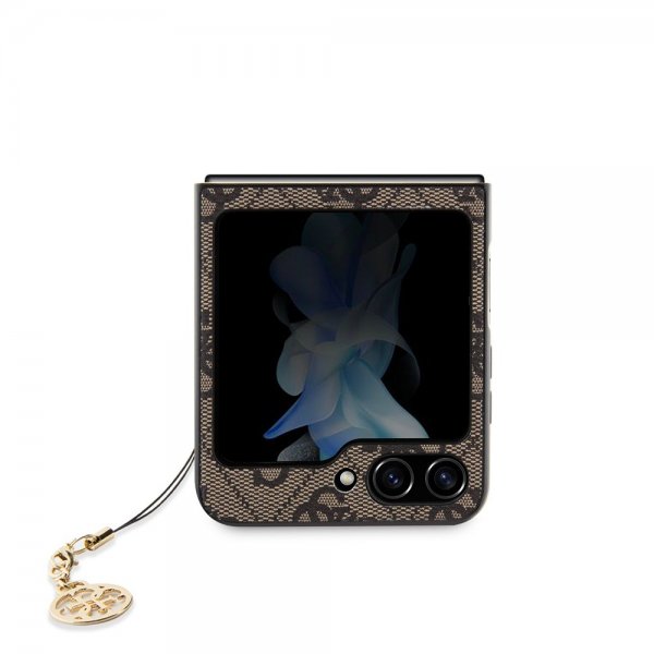 Arvaa Samsung Galaxy Z Flip 5 Kuori 4G Charm Ruskea