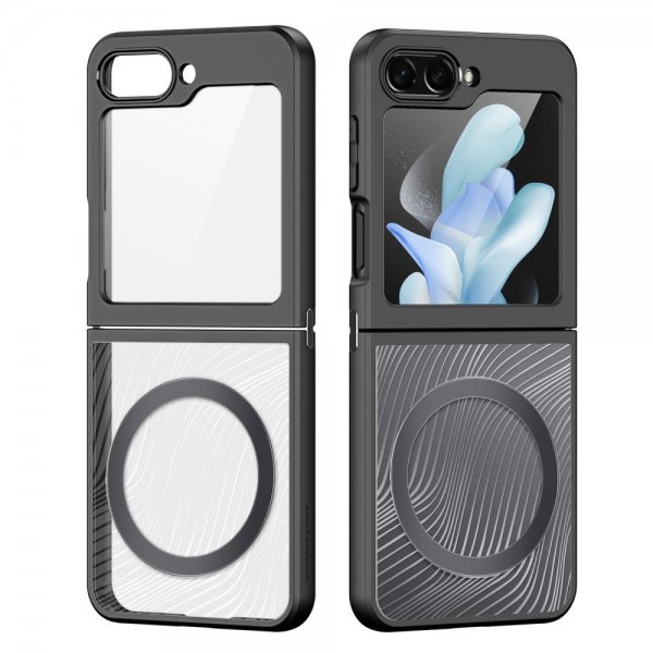 Dux Ducis Samsung Galaxy Z Flip 5 Kuori Aimo Series MagSafe Musta