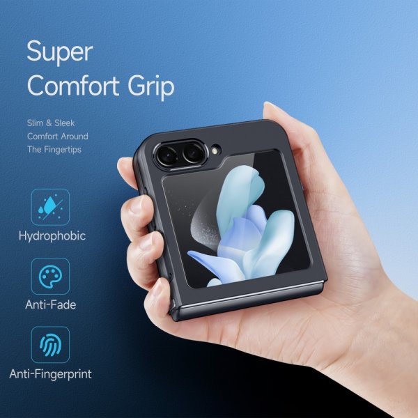 Dux Ducis Samsung Galaxy Z Flip 5 Suojakuori Aimo Series Musta