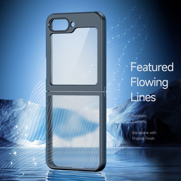 Dux Ducis Samsung Galaxy Z Flip 5 Suojakuori Aimo Series Musta