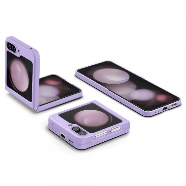Spigen Samsung Galaxy Z Flip 5 Suojakuori Air Skin Rose Purple