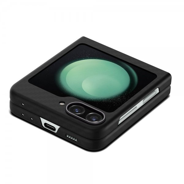 Spigen Samsung Galaxy Z Flip 5 -suojakuori Air Skin, musta