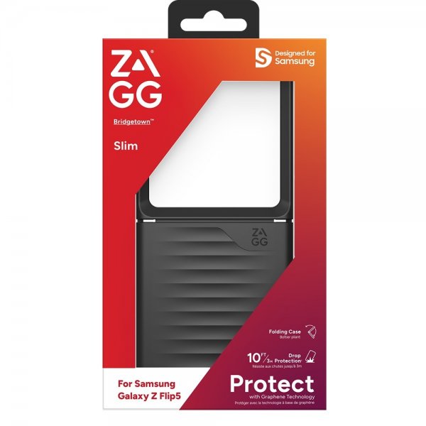 ZAGG Samsung Galaxy Z Flip 5 Kuori Bridgetown Musta