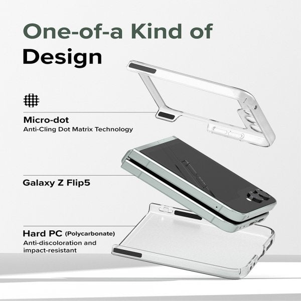 Ringke Samsung Galaxy Z Flip 5 Kuori Slim Matte Clear